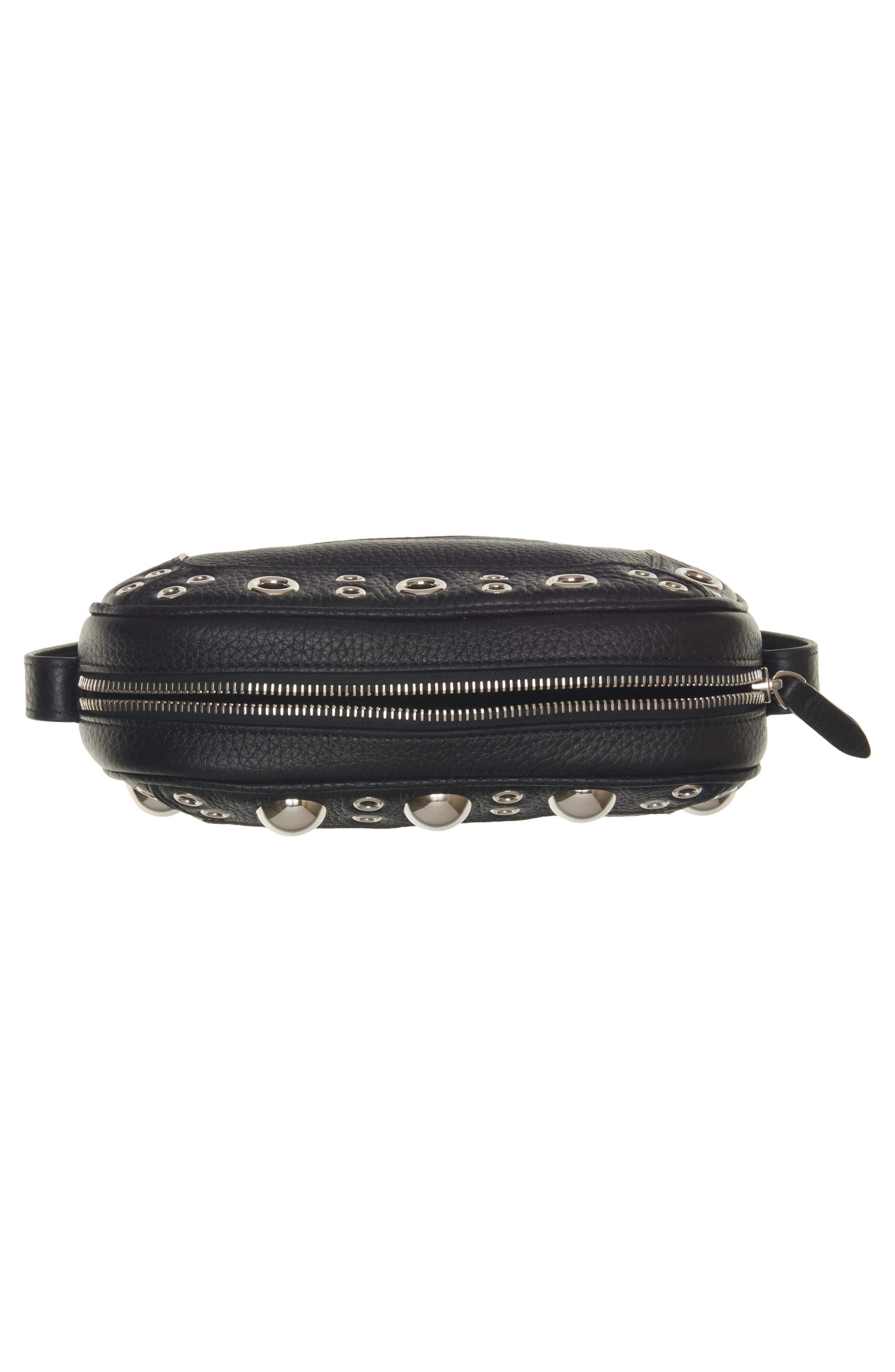 Valentino Garavani Nellcôte Studded Leather Crossbody Bag in Nero at Nordstrom - 4