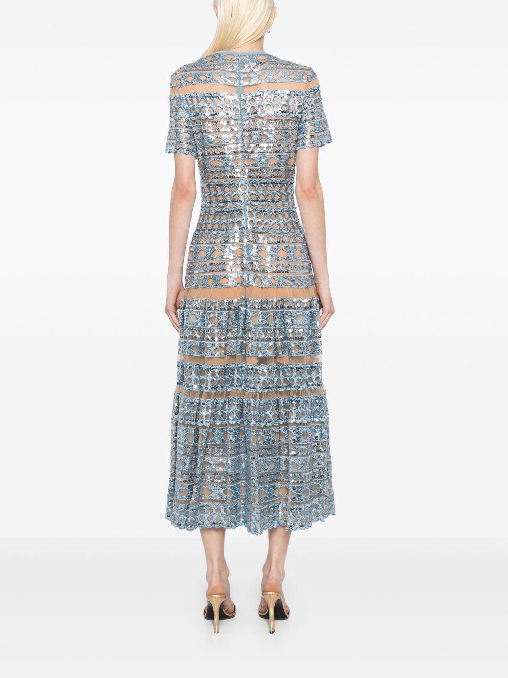 embroidered tulle dress - 4