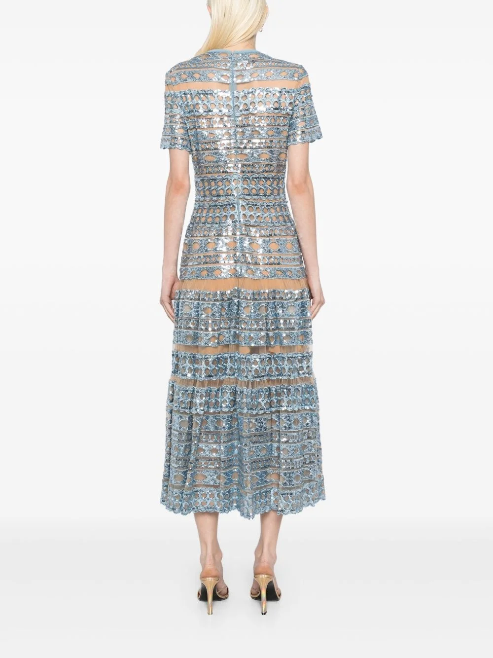 ELIE SAAB embroidered tulle dress | REVERSIBLE