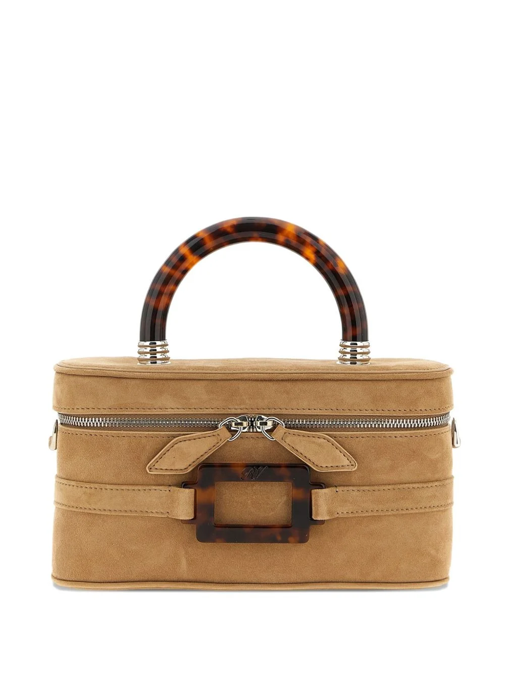 Roger Vivier Women Belle Vivier Mini Leather Vanity Case - 1