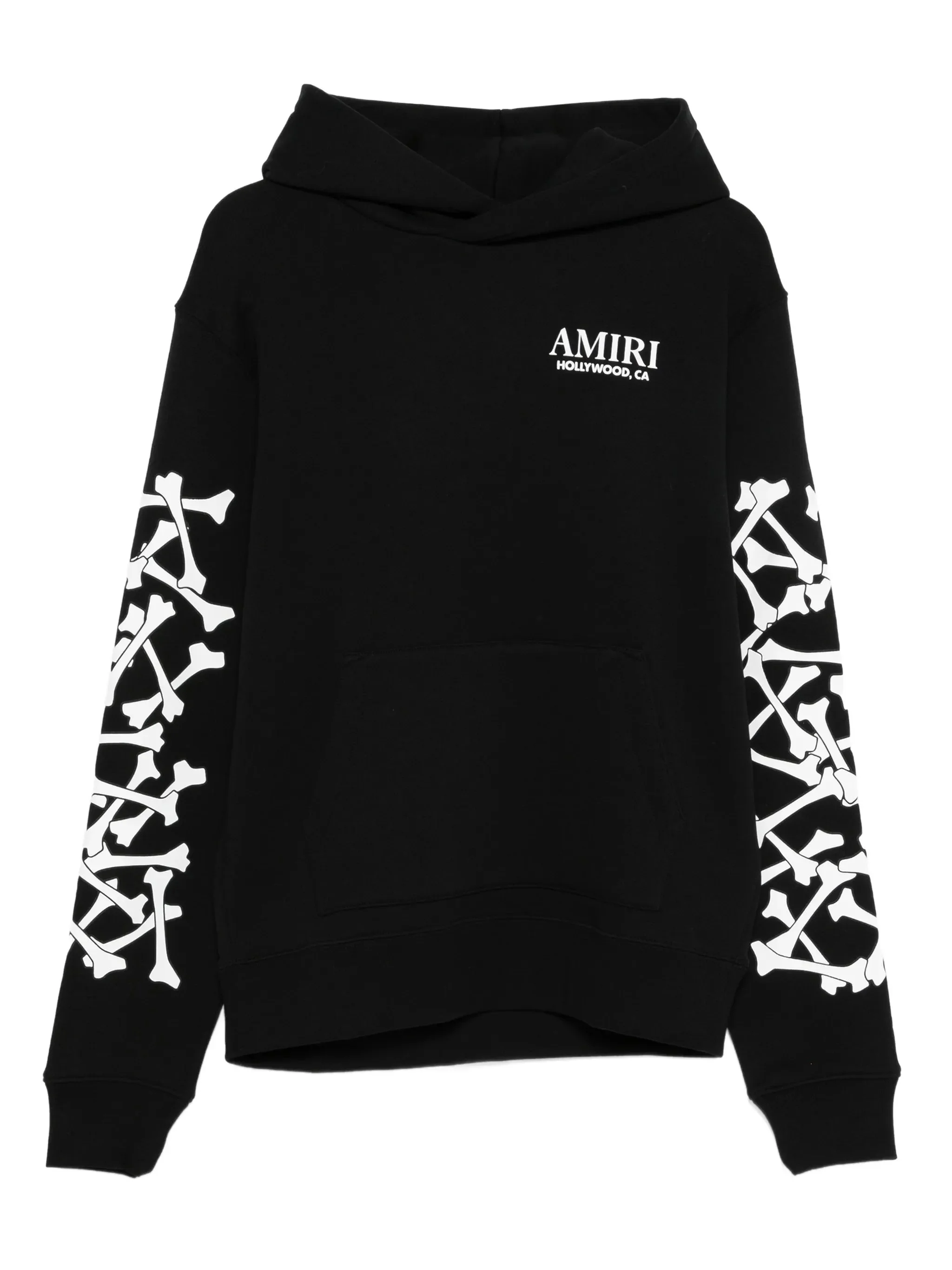 Bones Stacked long-sleeve hoodie - 1