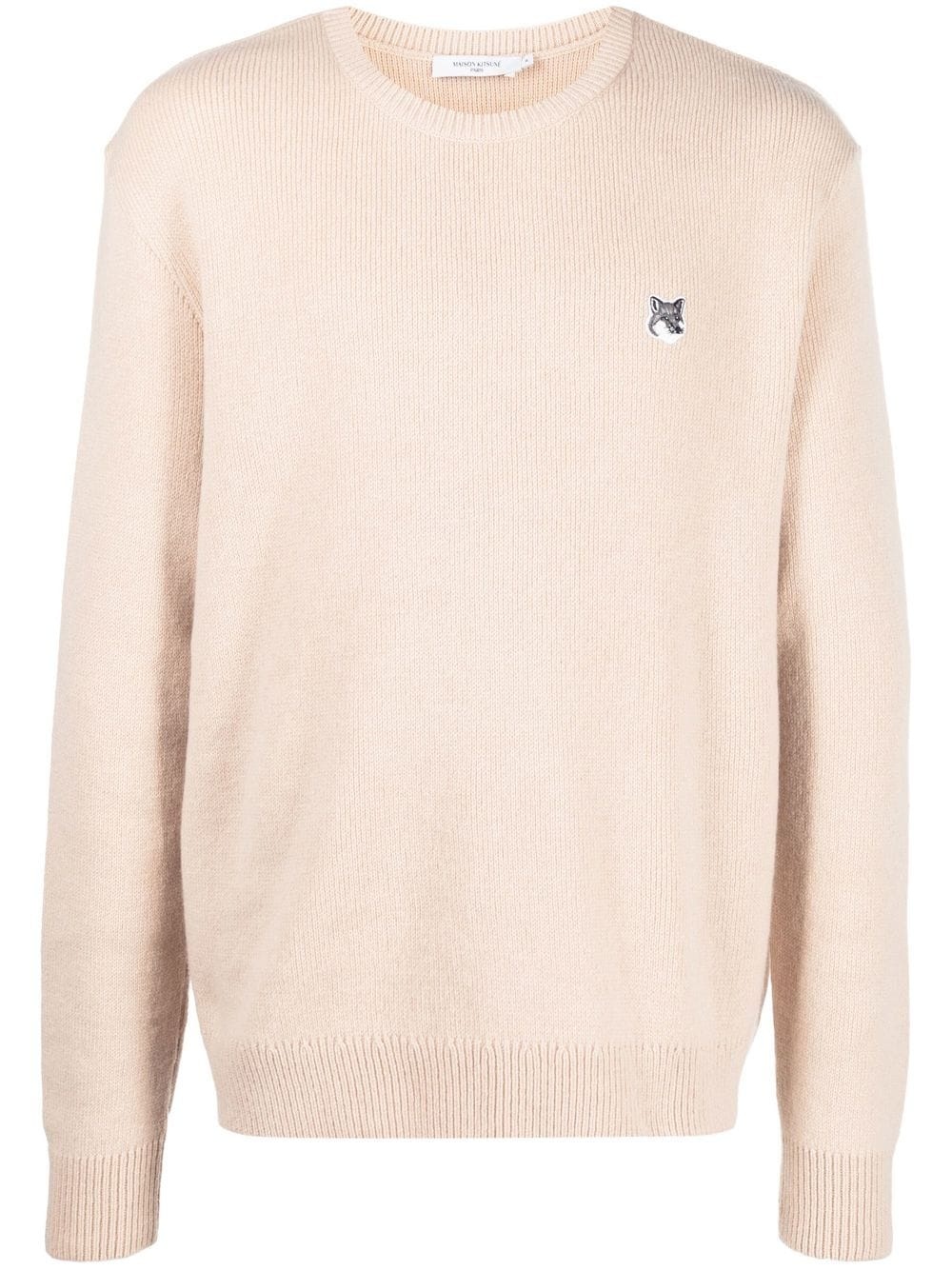 Fox crew-neck wool jumper - 1