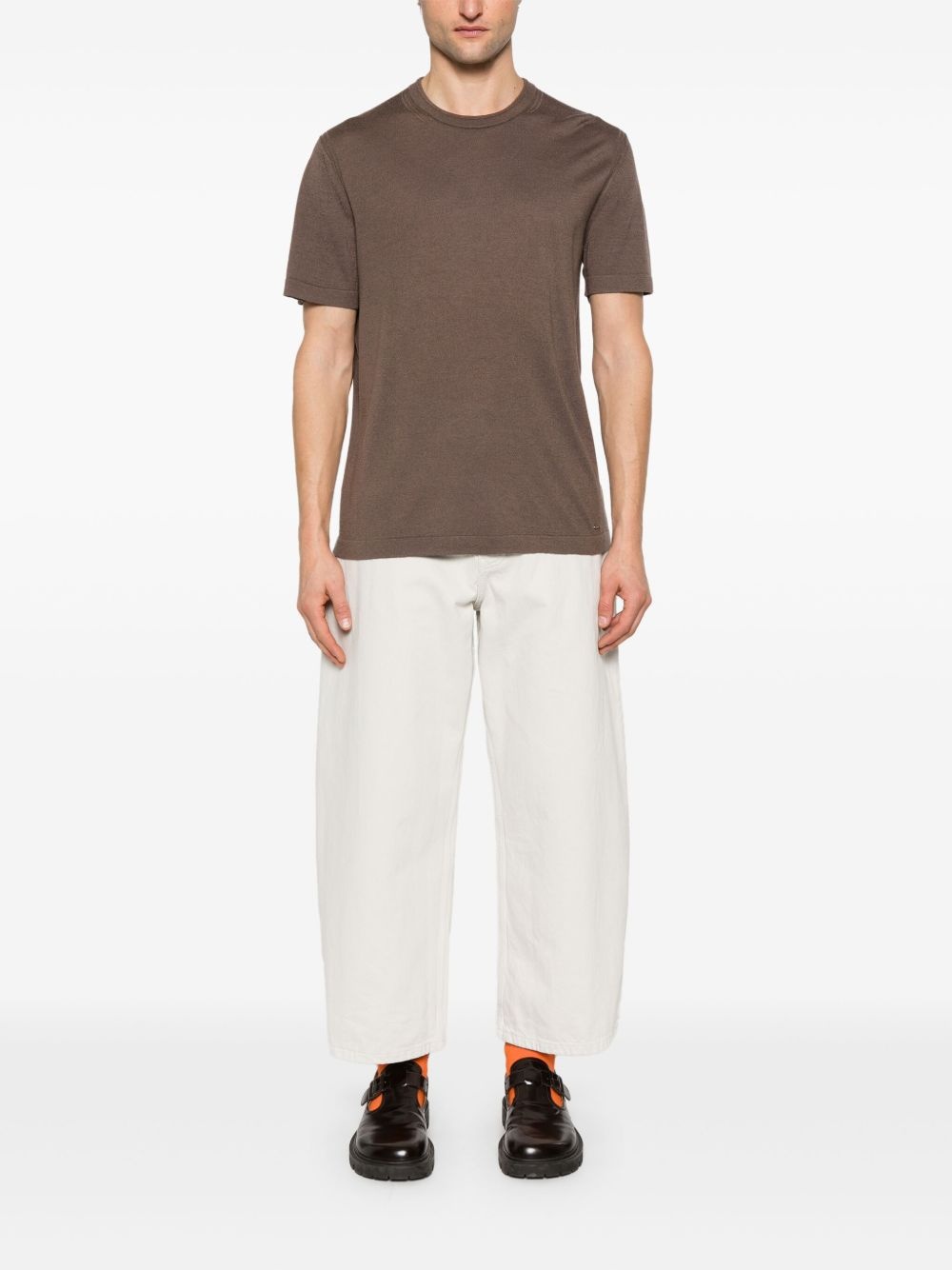 ribbed T-shirt - 2