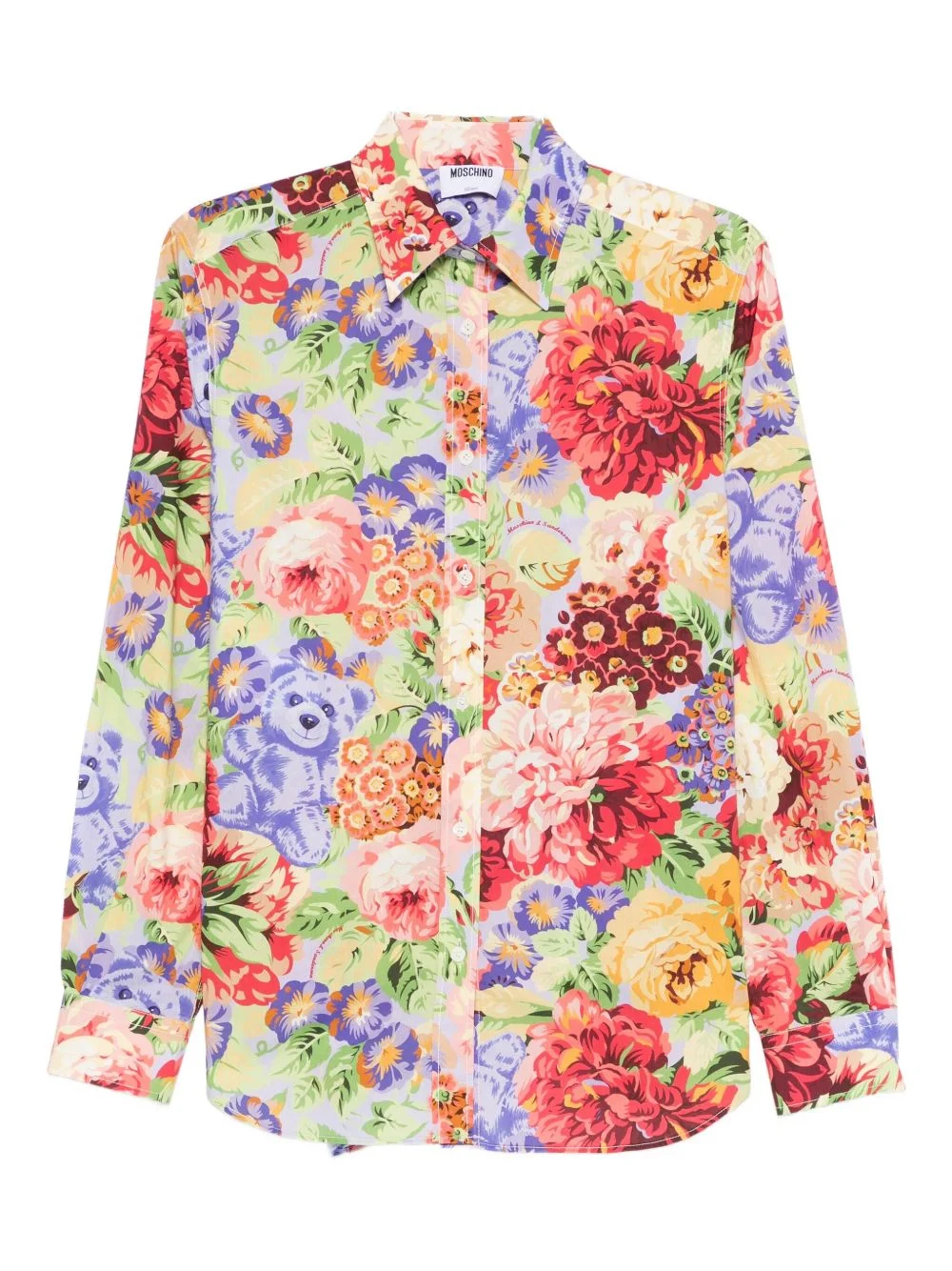 floral-print shirt - 1