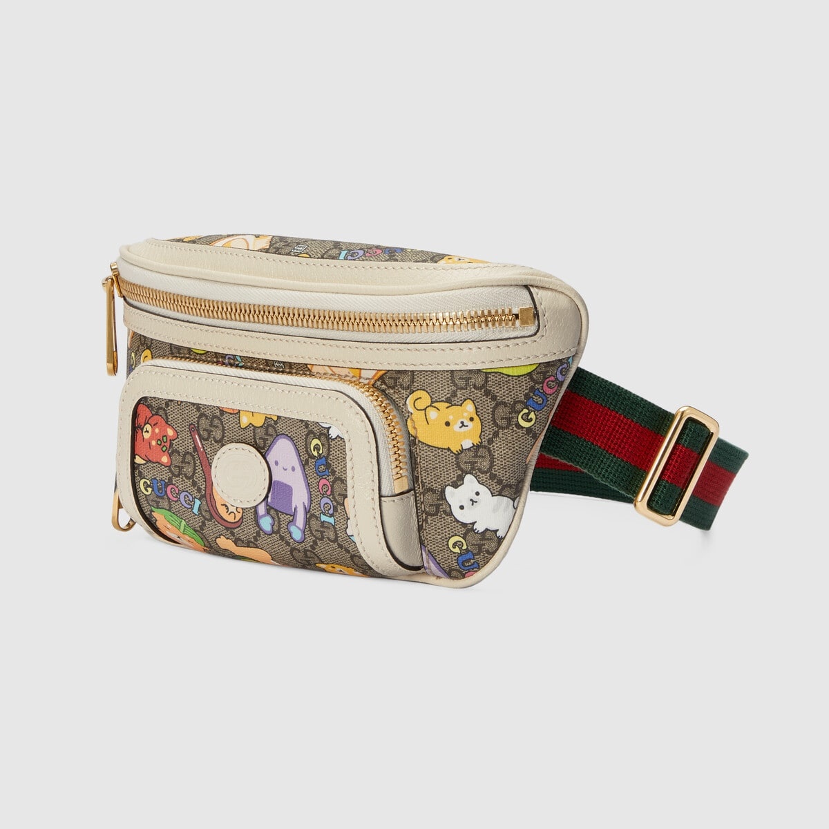 Gucci animal print belt bag - 2