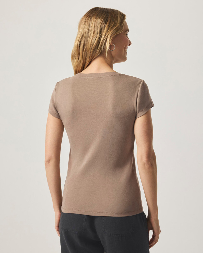 Faye V-Neck Tee 5