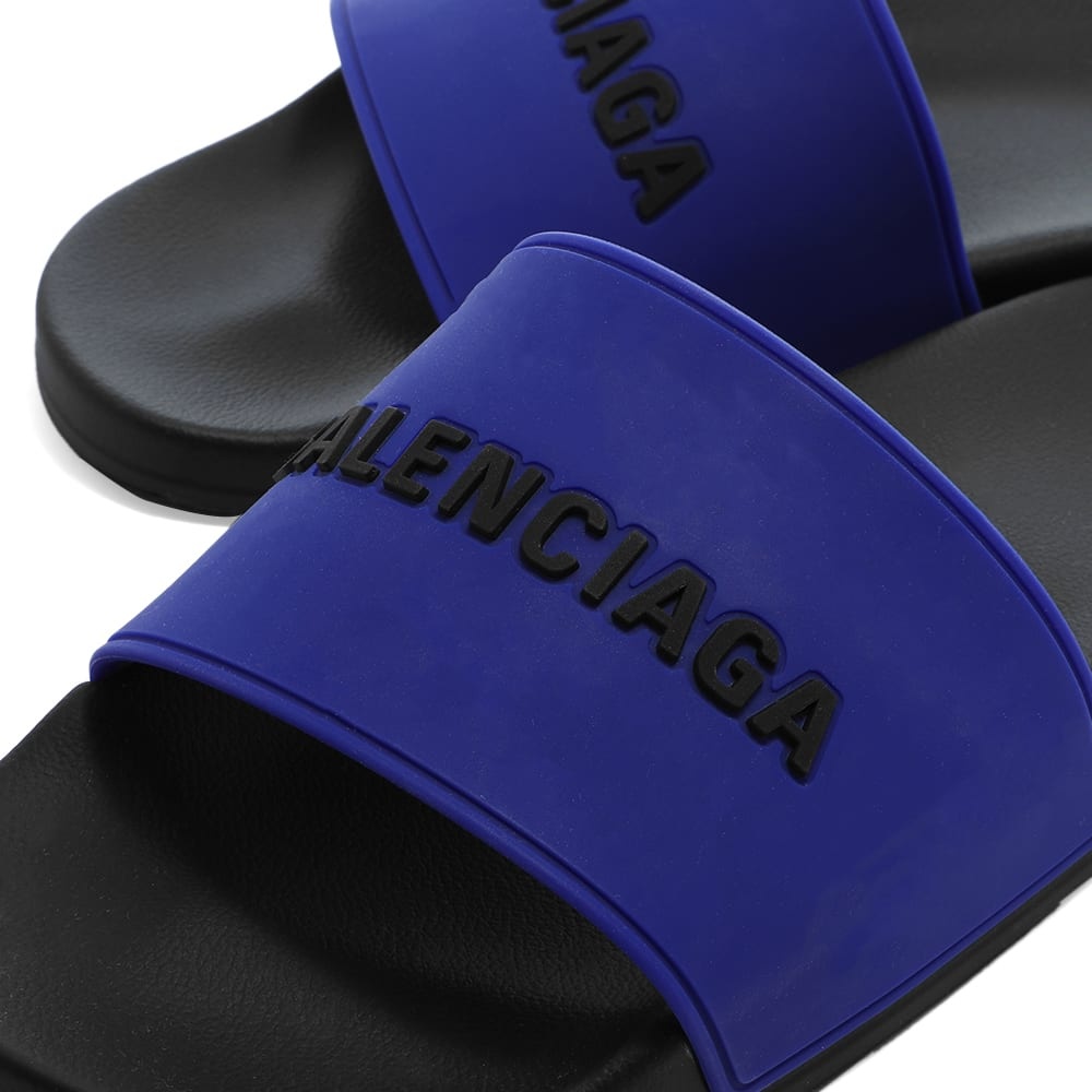 Balenciaga Logo Pool Slide - 4