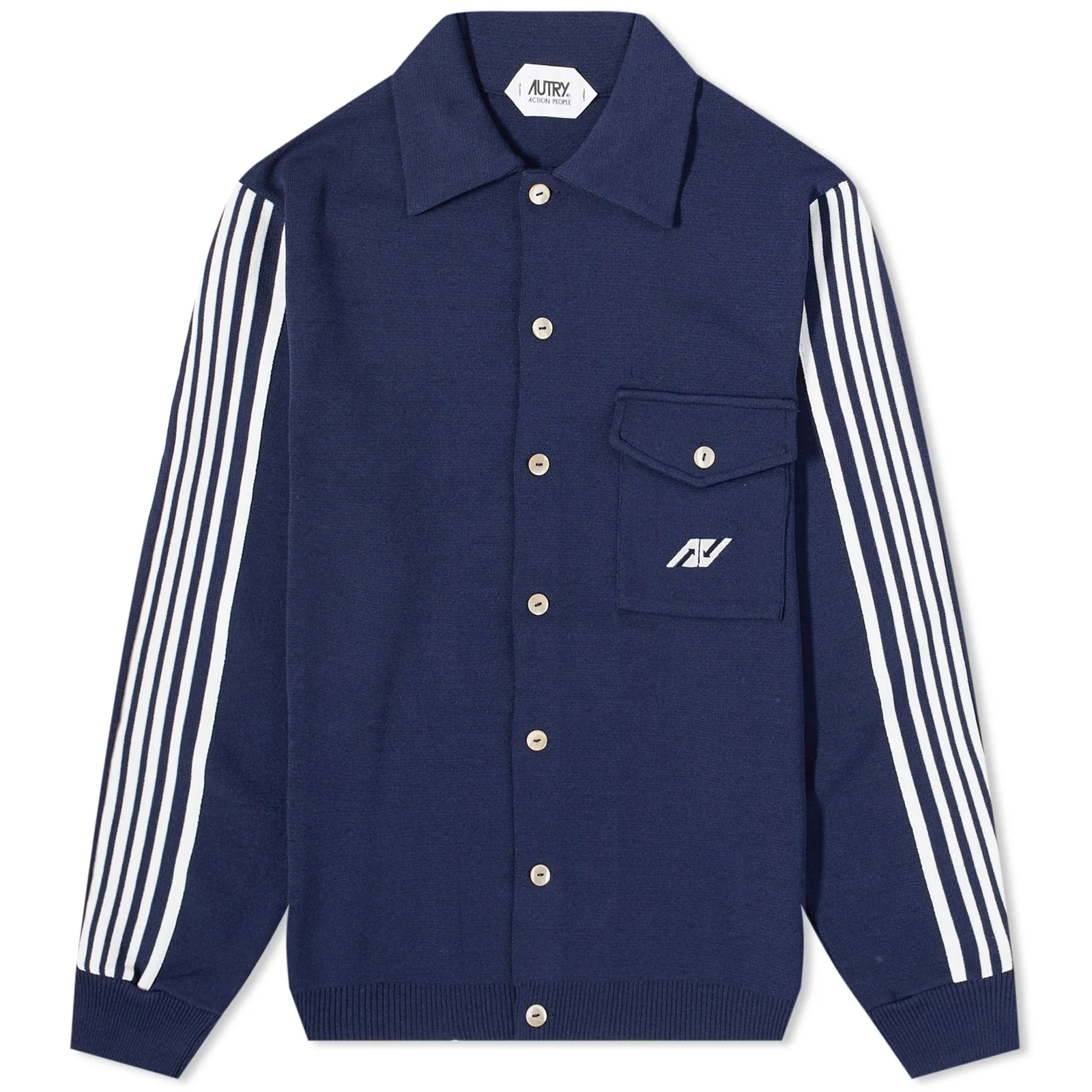 Autry Knitted Sporty Track Jacket - 1