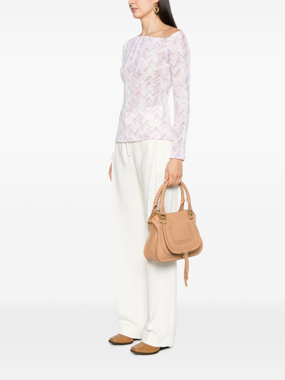 small Marcie leather tote bag - 2