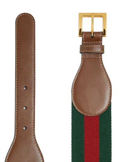 GUCCI Horsebit Web belt outlook