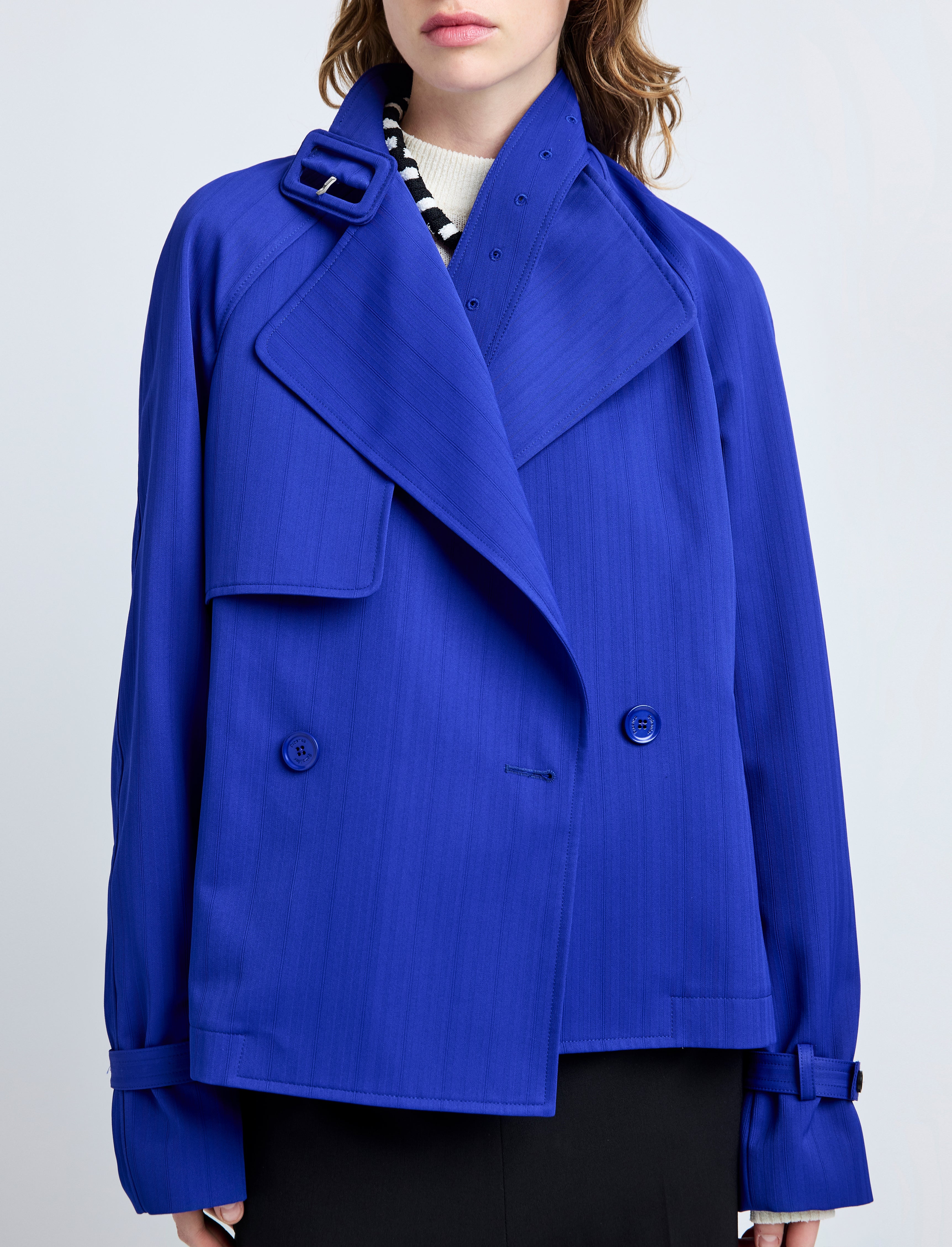 Larissa Jacket in Technical Nylon Jacquard - 6