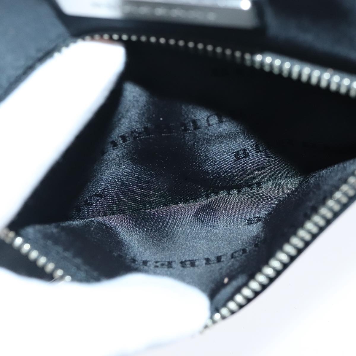 Burberry Nova Check Shoulder Bag Nylon Black - 12