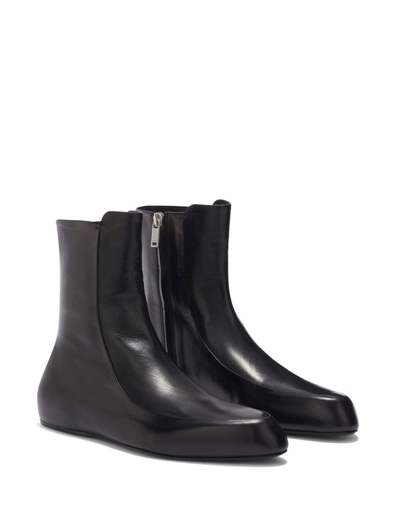 Jil Sander leather ankle boots outlook