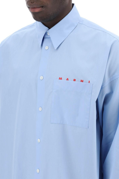 Marni Boxy shirt with italian collar outlook