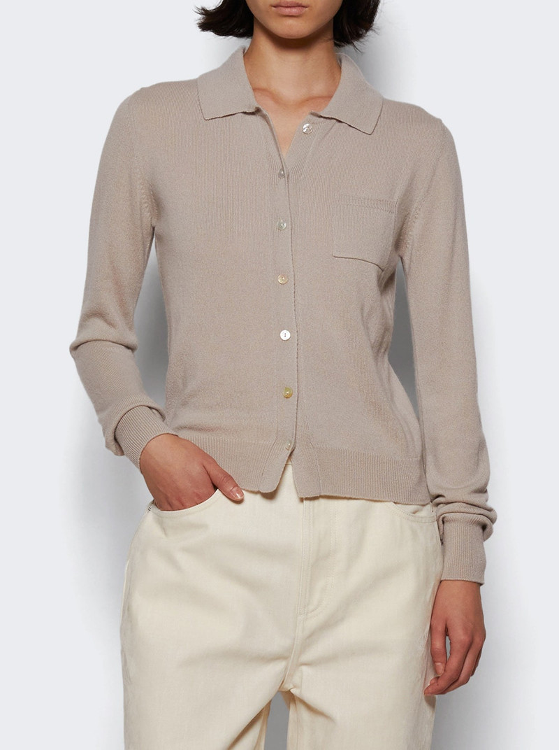 AMIYA Cardiganino In Cashmere Stone outlook