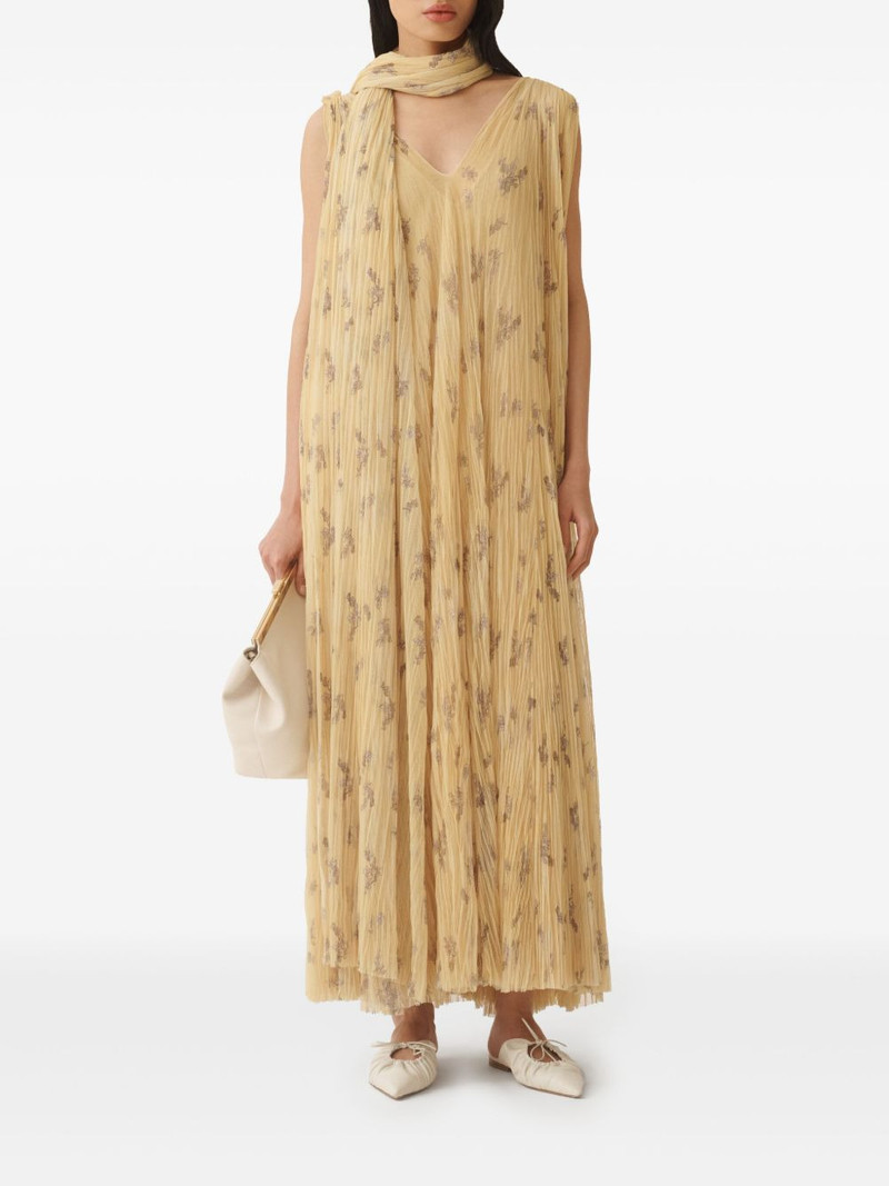 FABIANA FILIPPI tie-fastening midi dress outlook