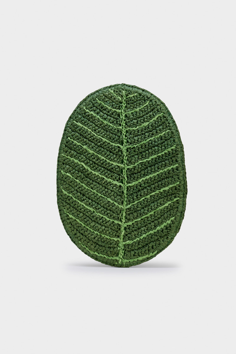 Leaf Clutch In Grass Green 3