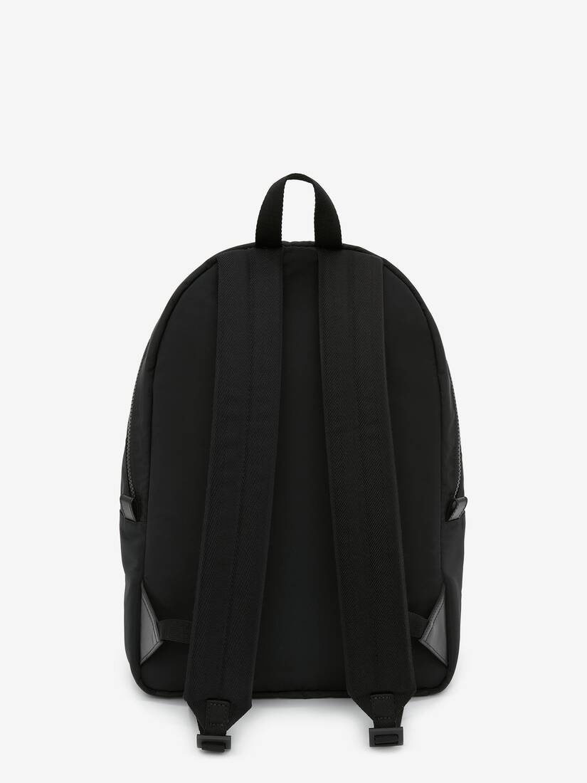 Men's McQueen Graffiti Metropolitan Backpack in Black/ivory - 3