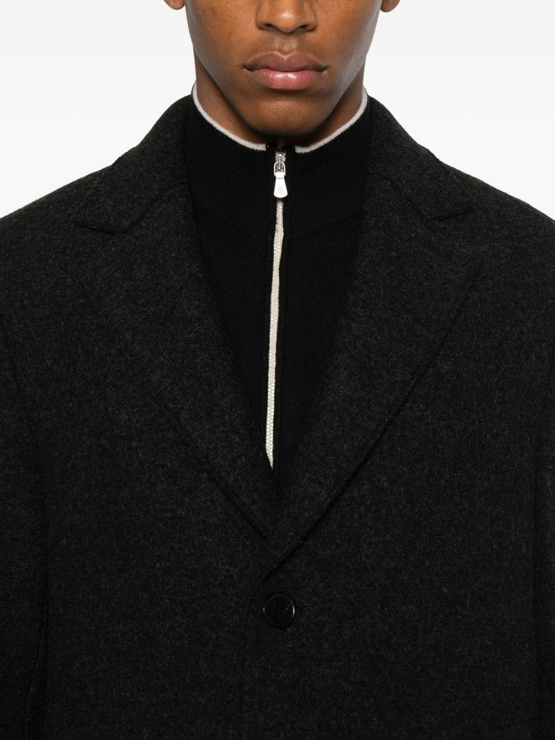 single-breasted wool coat 5
