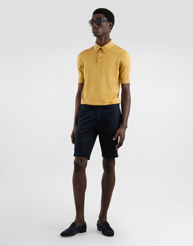 Dolce & Gabbana Cotton gabardine bermuda shorts outlook