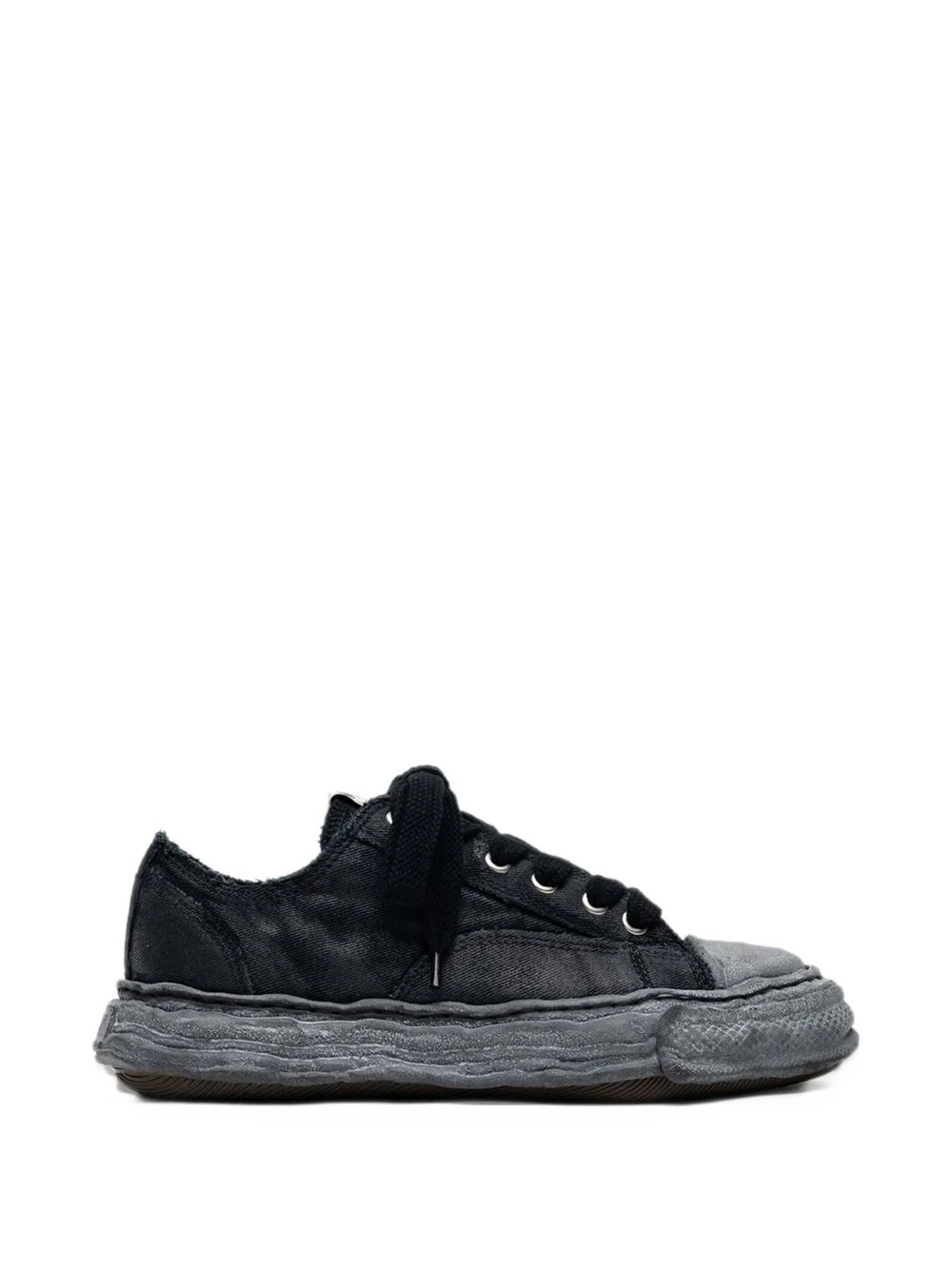 "Peterson23" OG sole brushed-twill low-top sneakers - 1