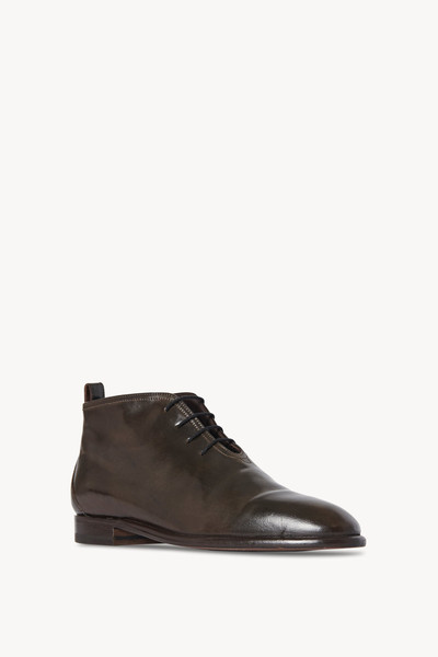 The Row Grant Boot in Cordovan outlook