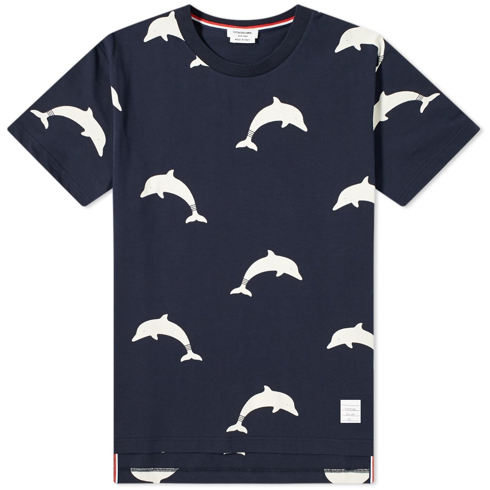 Thom Browne Dolphin Print Tee - 1