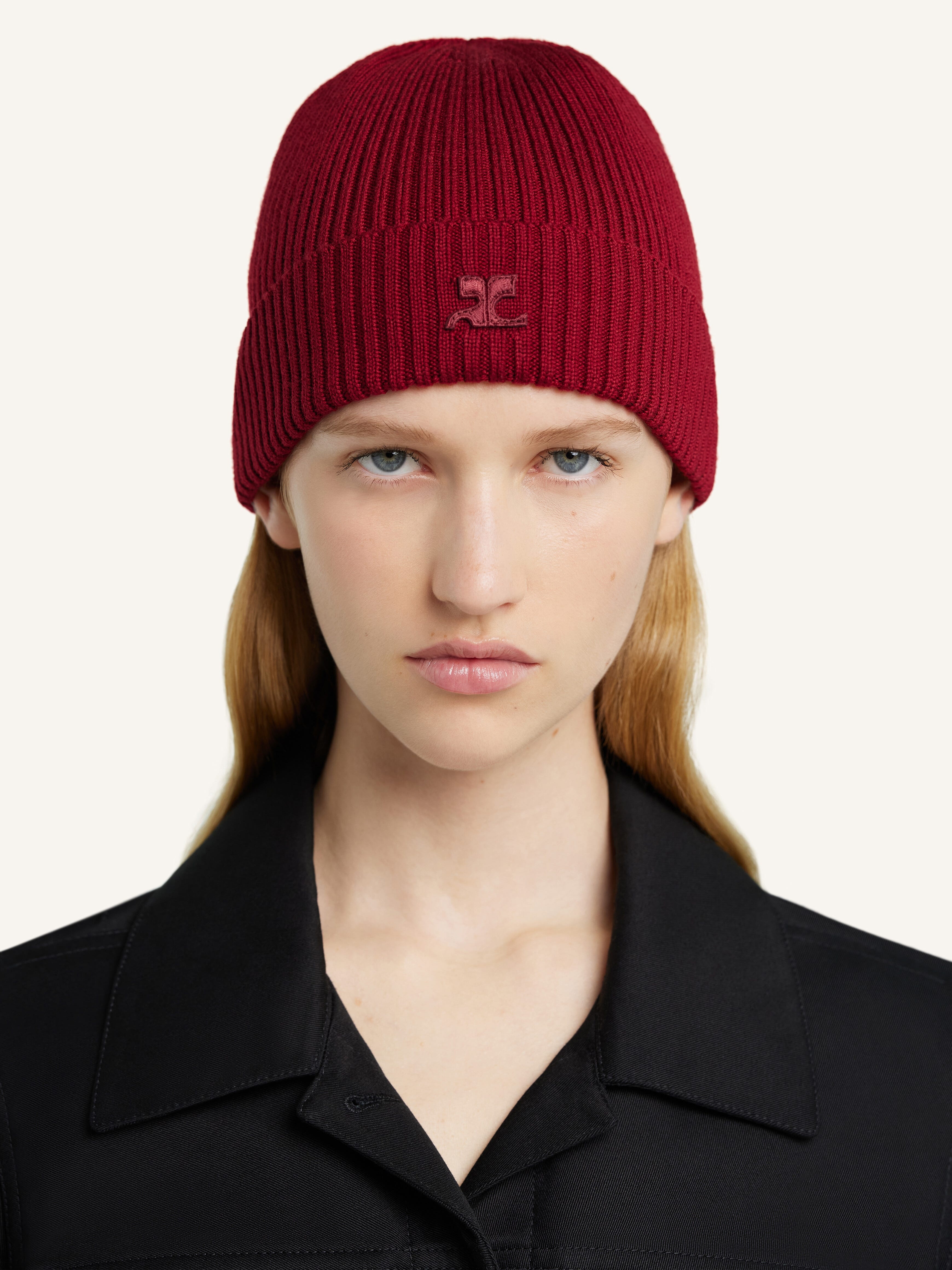AC RIB KNIT HAT - 2
