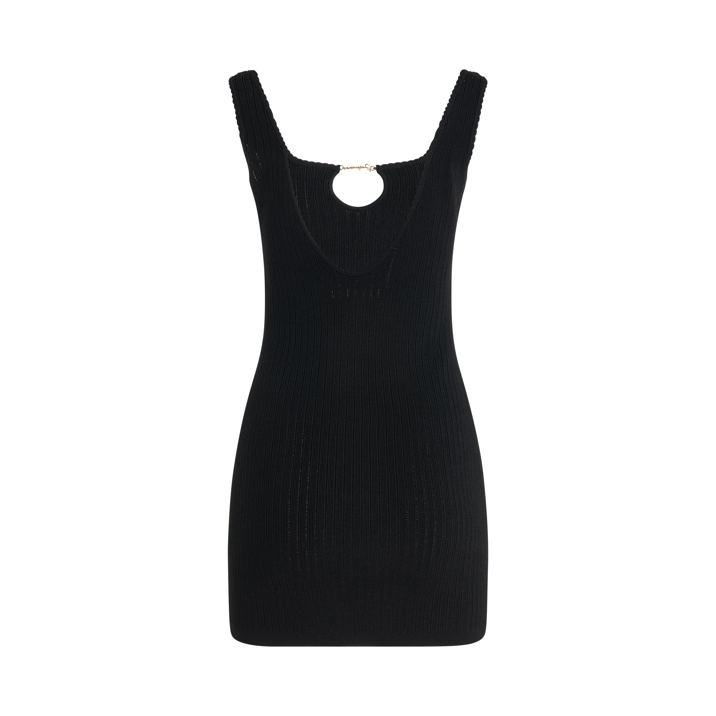 Sierra Lingerie Mini Dress in Black - 4