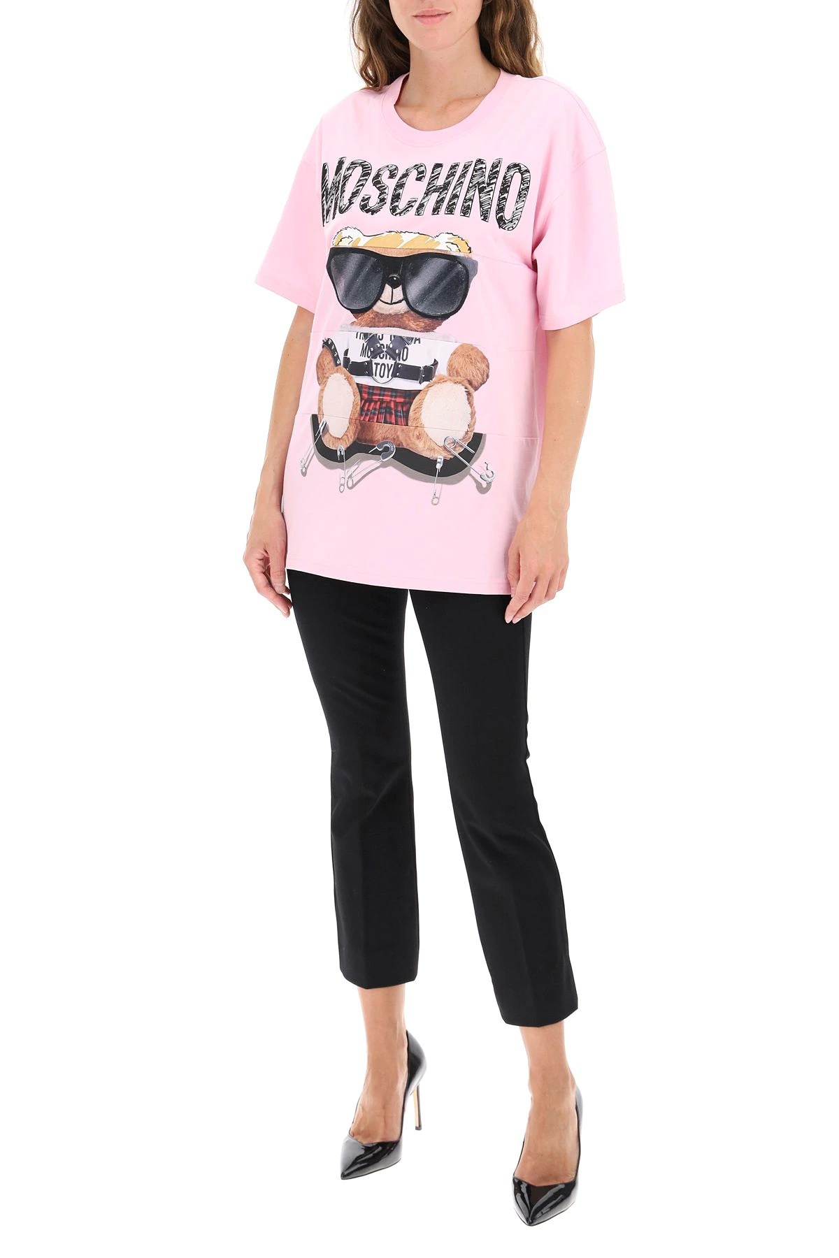 MIXED TEDDY BEAR CREW NECK T-SHIRT - 2