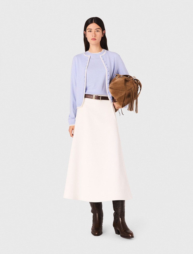 maje Knit embellished cardigan outlook