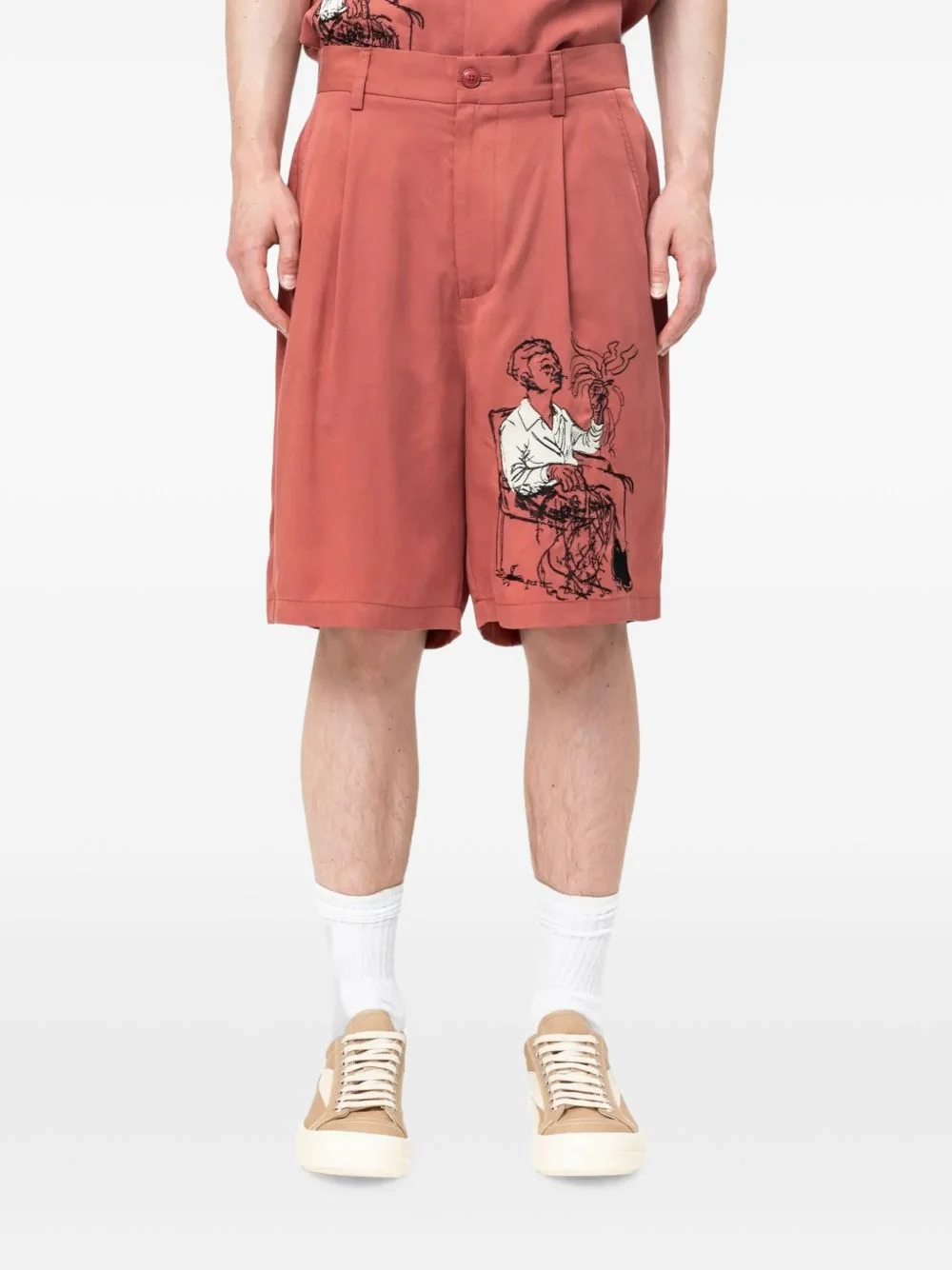 Tecnacolor Dreams embroidered shorts - 1
