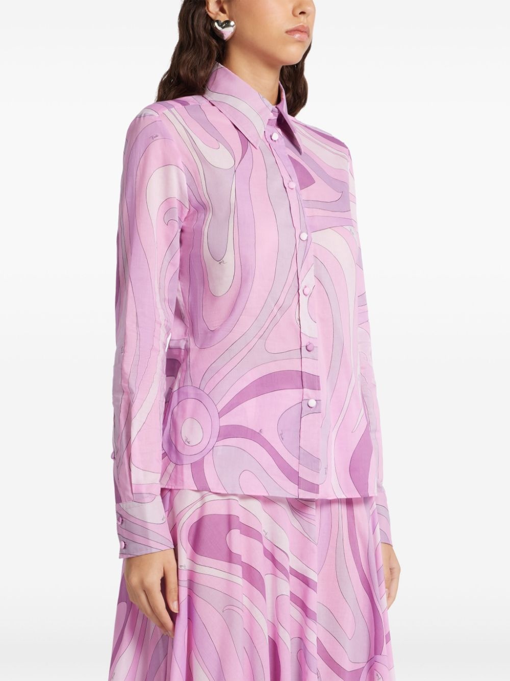 Marmo-print shirt - 3