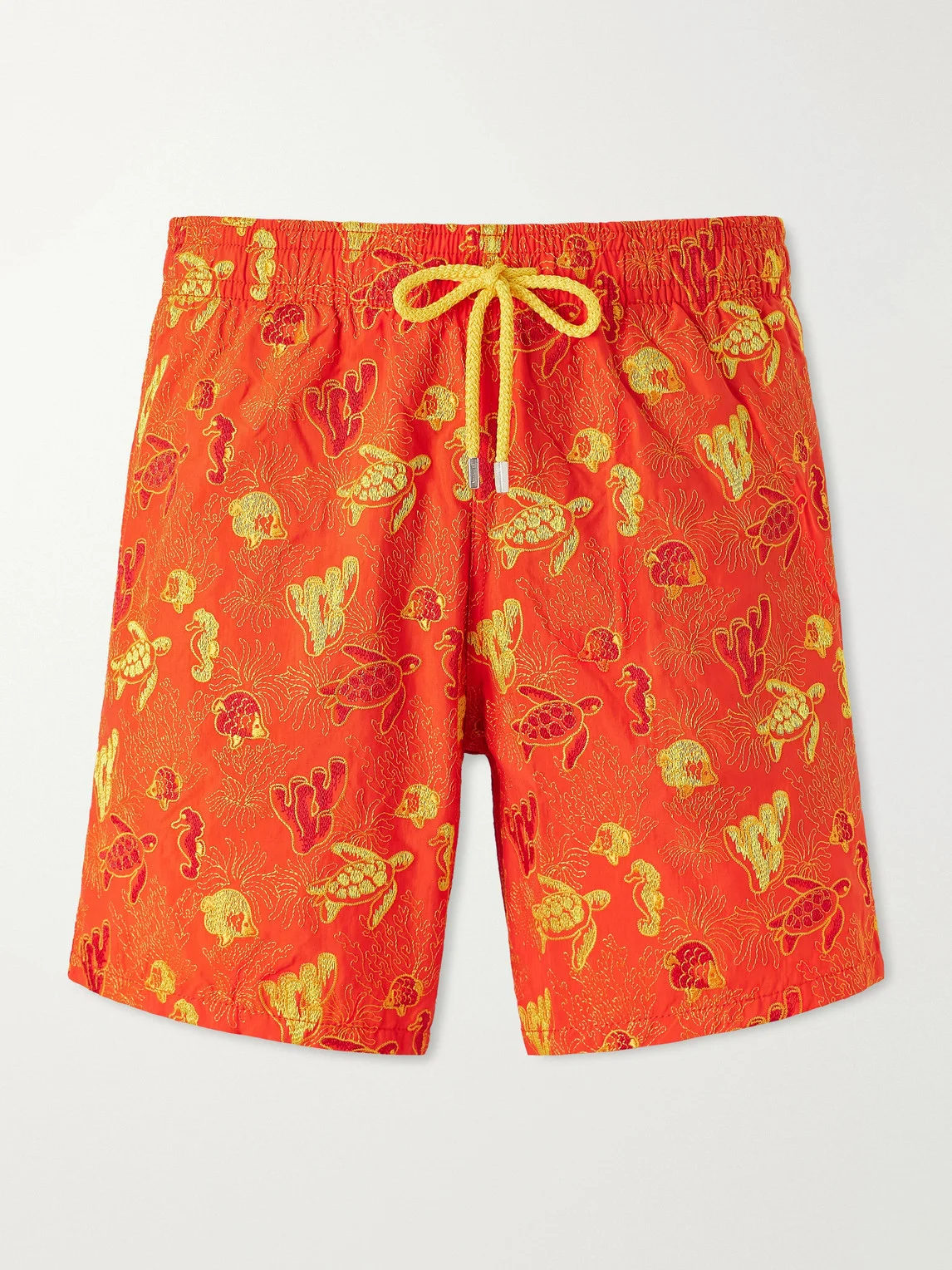 Mistral Embroidered Straight-Leg Swim Shorts - 1