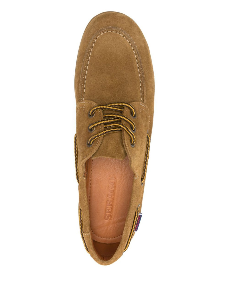 Gary Jobson laced boat shoes 4