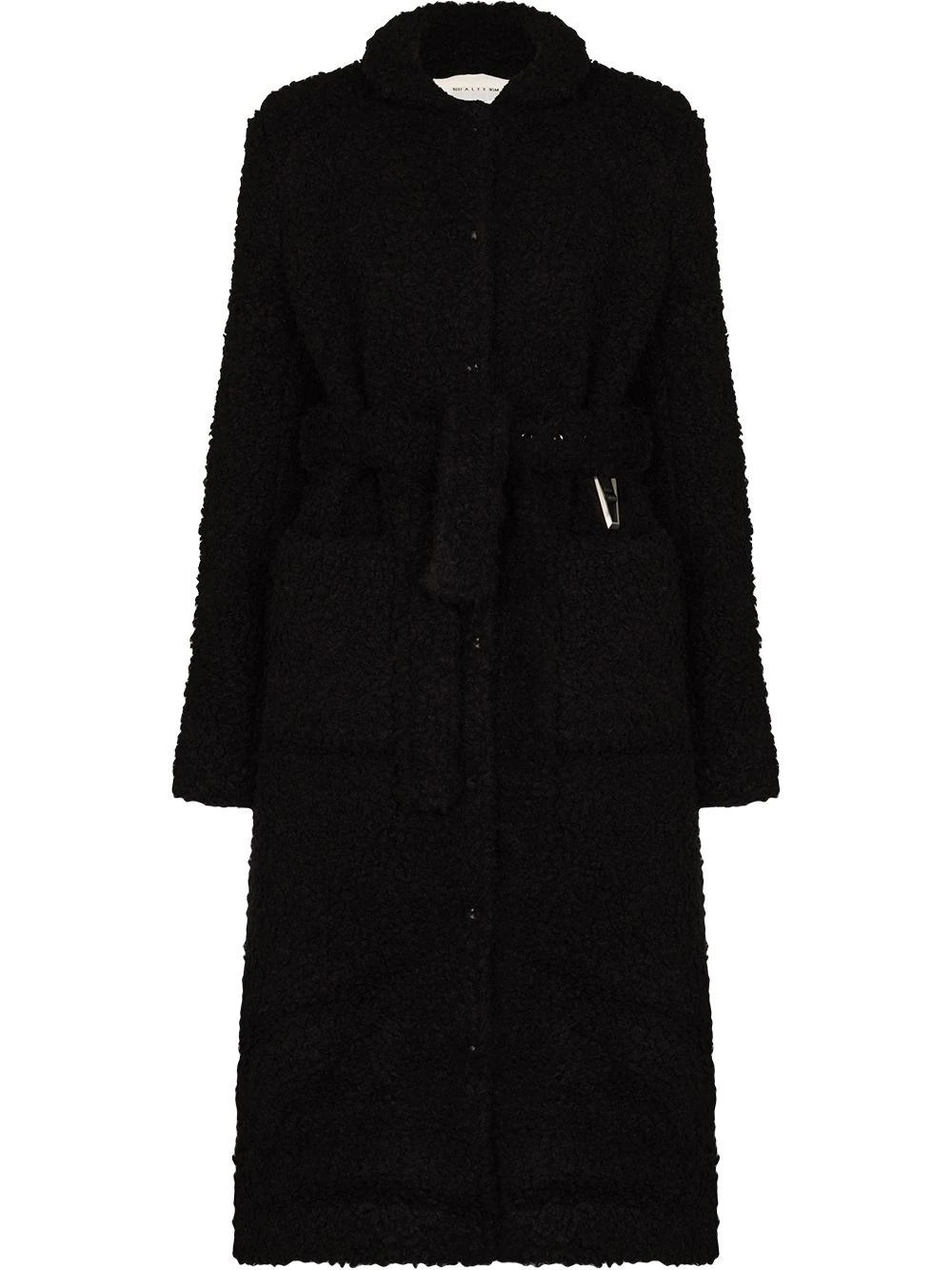 polar fleece long coat - 1