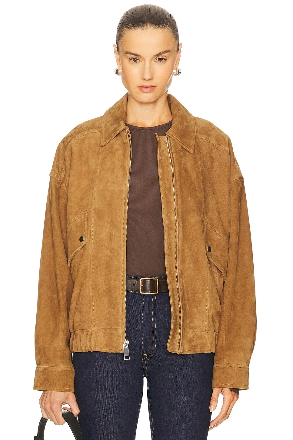 Wren Suede Bomber - 1