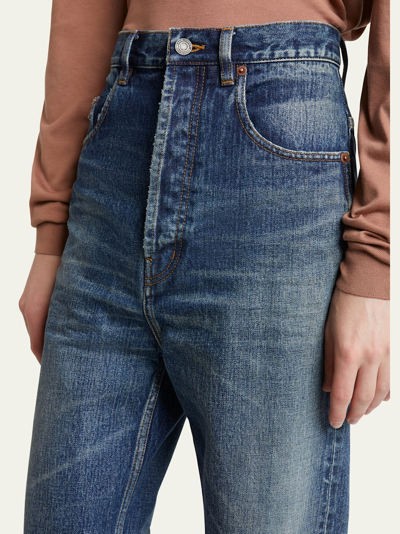 SAINT LAURENT Men's High-Waist Baggy Jeans outlook