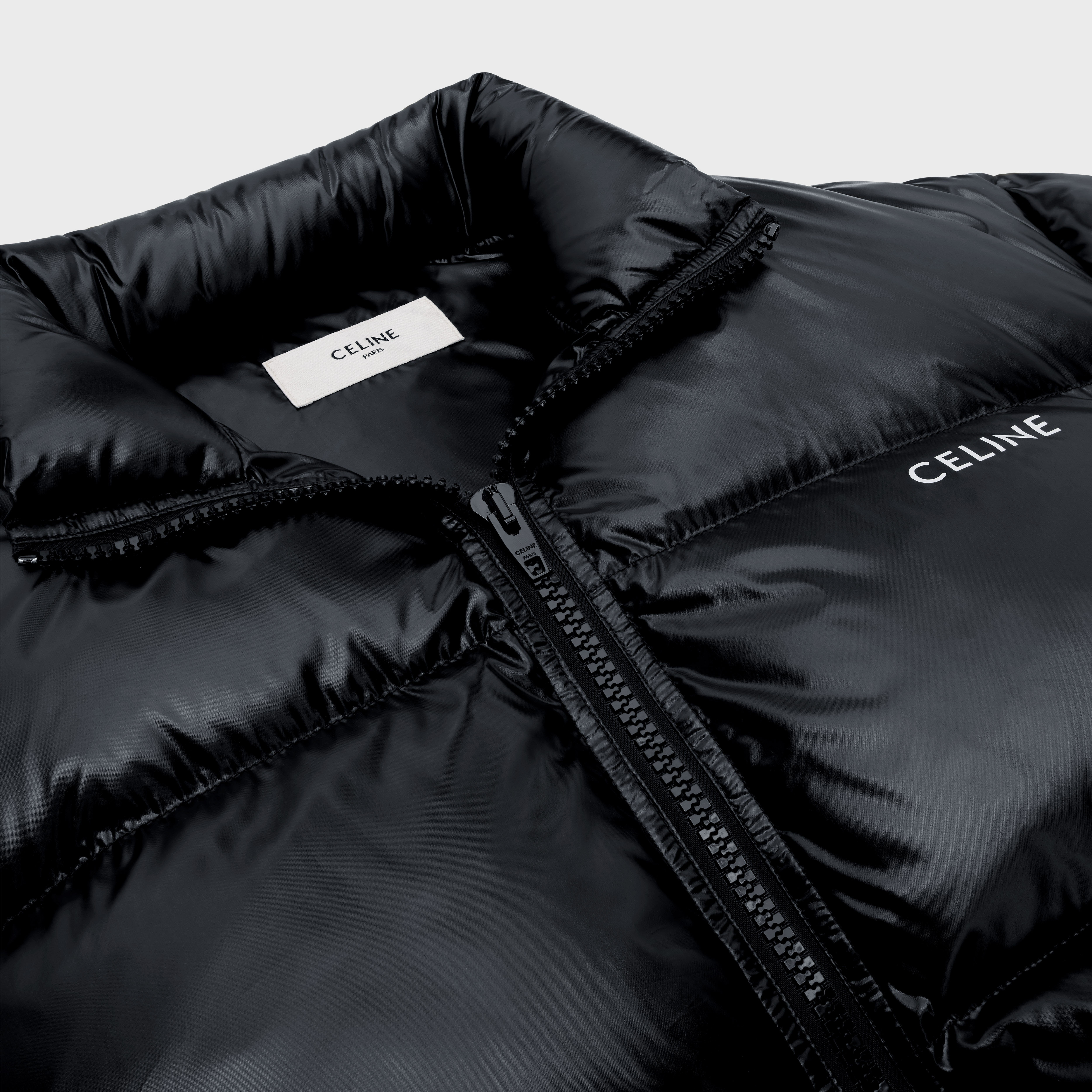 Short Celine puffer jacket in lightweight nylon - 3
