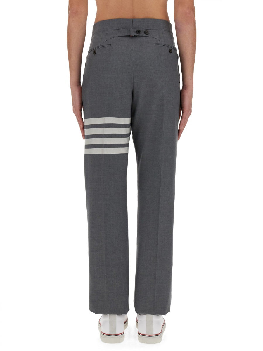 Thom Browne Men Classic Pants With Martingale - 5