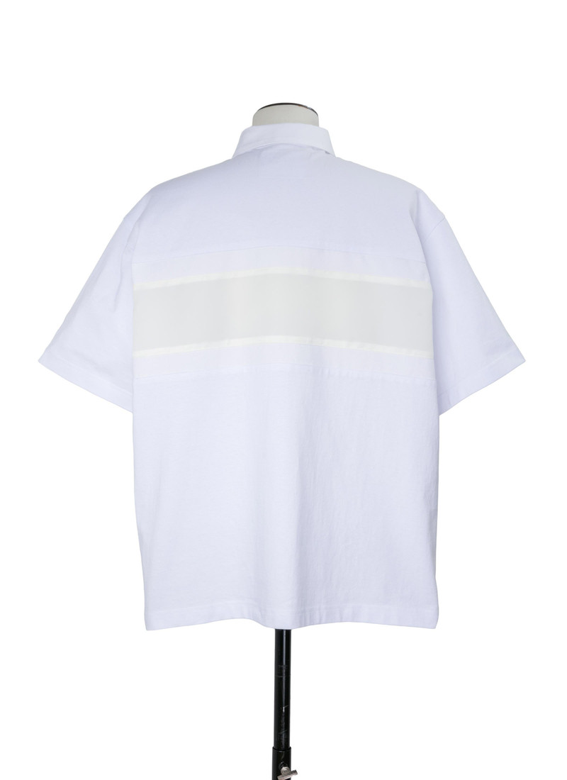 Cotton Jersey x Nylon Twill Polo Shirt 3