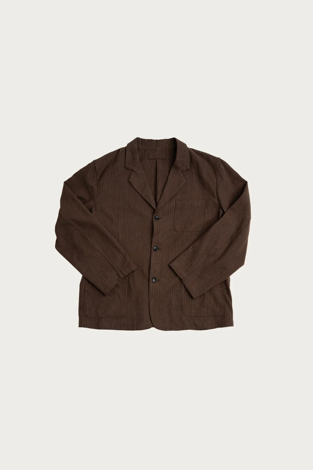Carry On Jacket - Dark Brown Stripe - 1