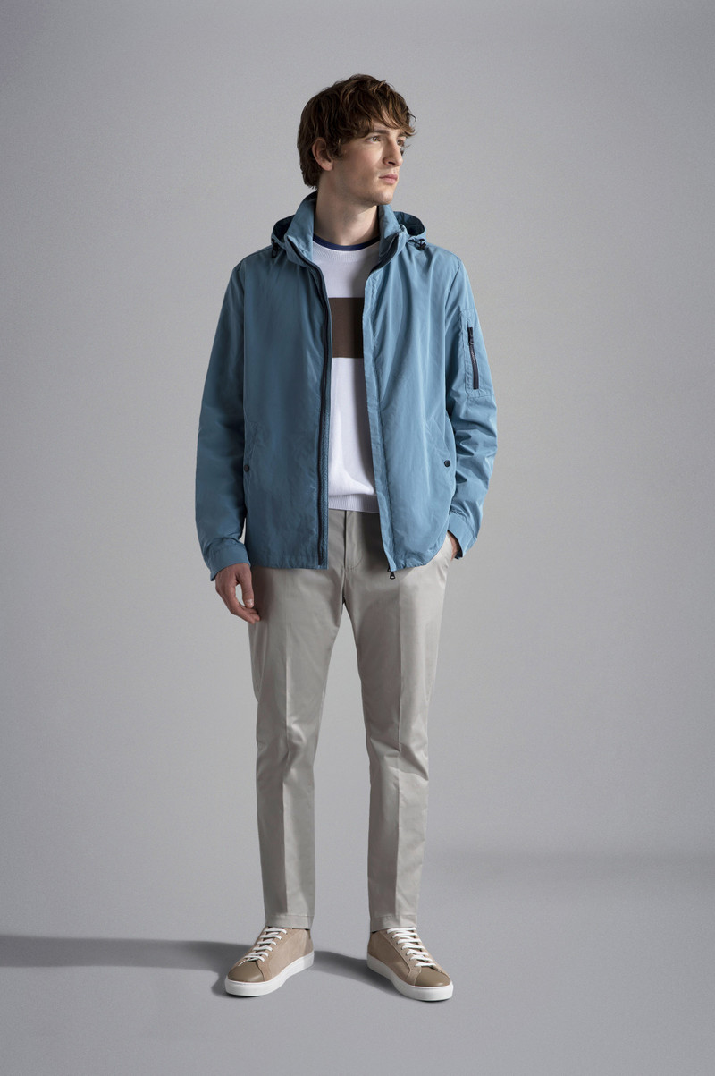 Paul & Shark FADED LINEN JERSEY T-SHIRT outlook