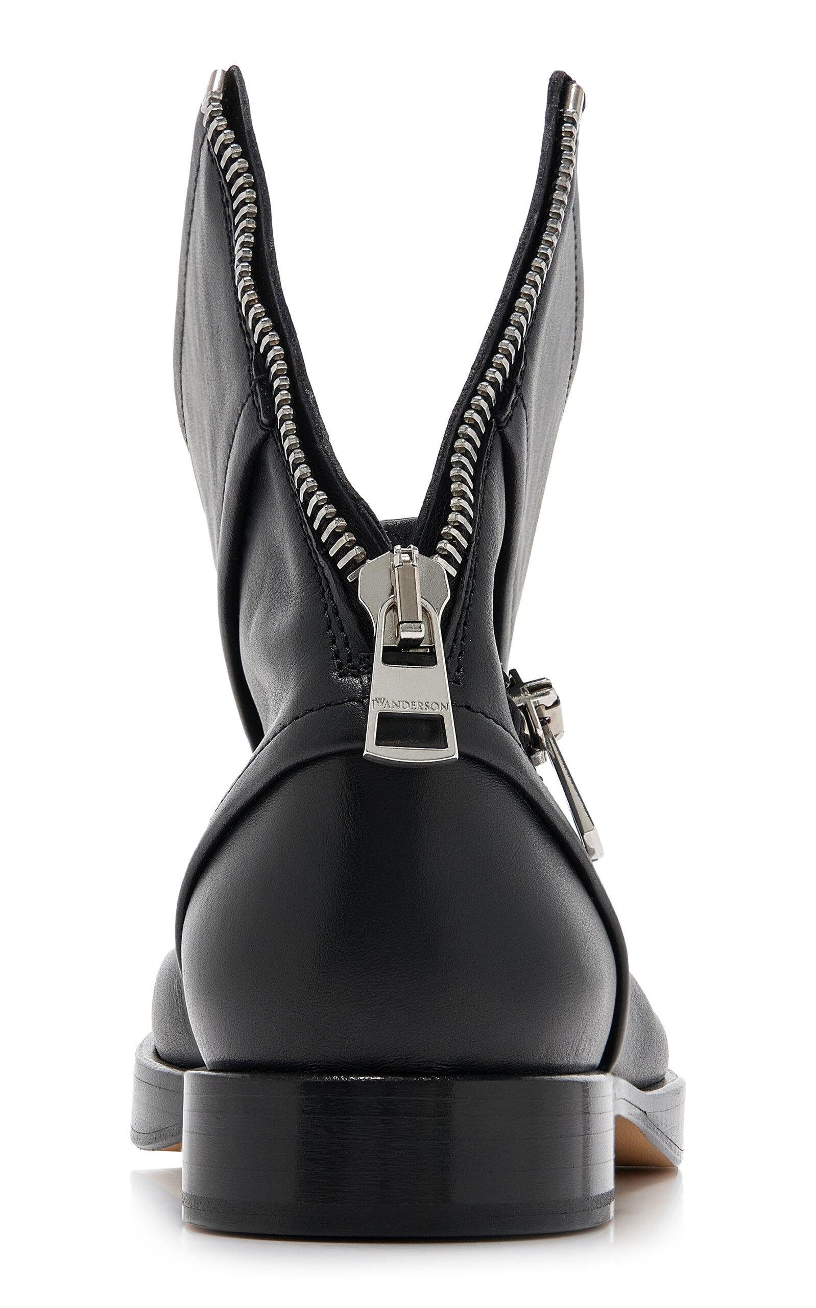 Leather Biker Boots black - 5
