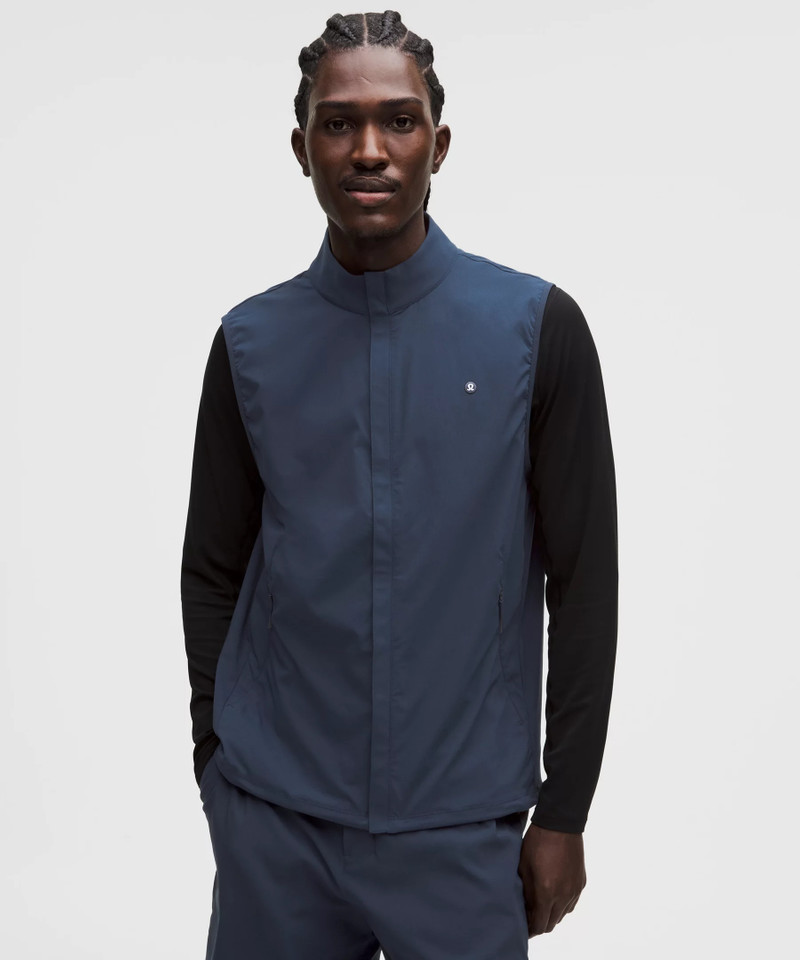 Windproof Full-Zip Golf Vest 1