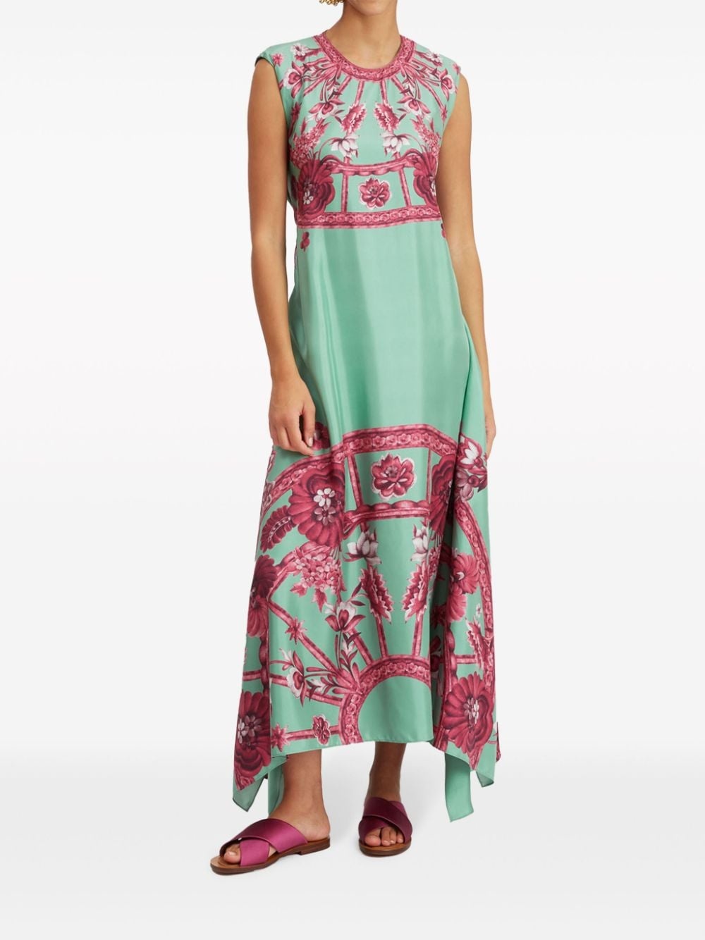 San Carlo belted silk dress - 2