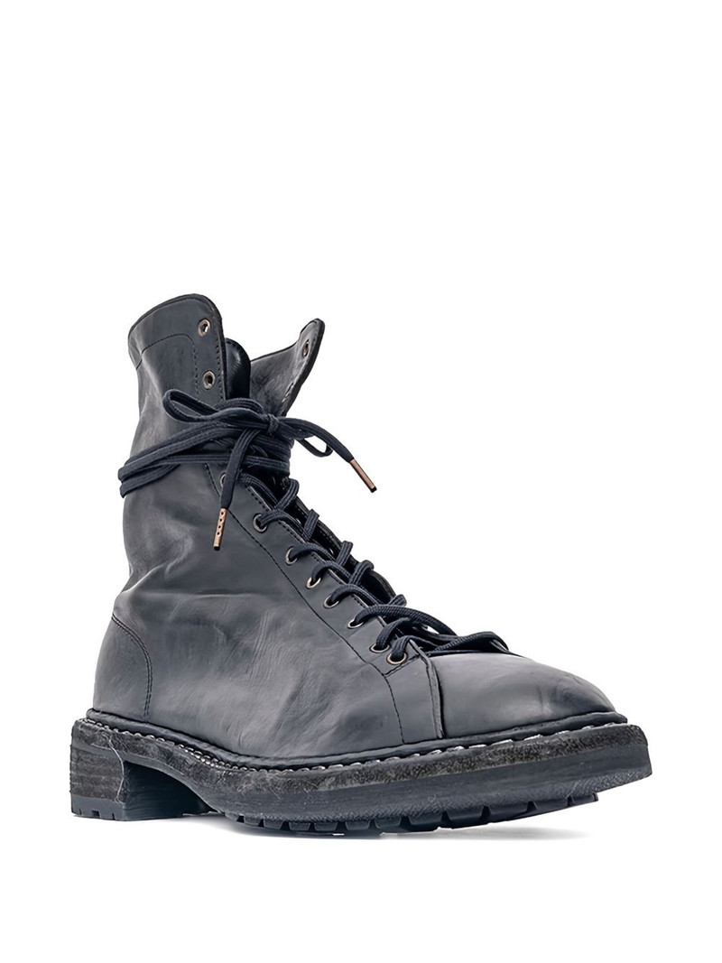 Guidi lace-up leather boots outlook