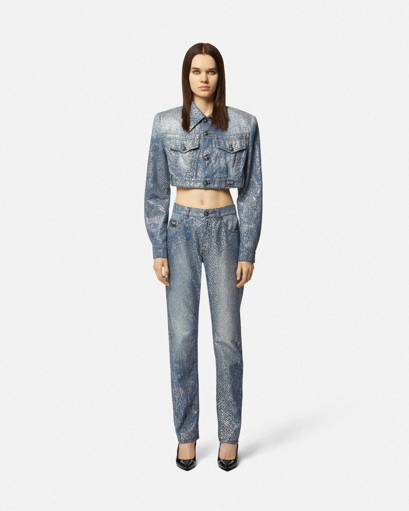 VERSACE JEANS COUTURE Glitter Animalier Jeans outlook