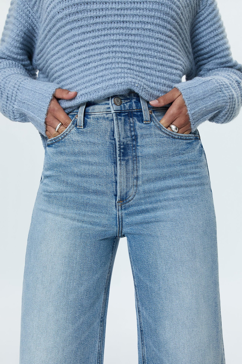 LANA HIGH RISE ULTRA WIDE LEG JEAN - SNOWCAT 3