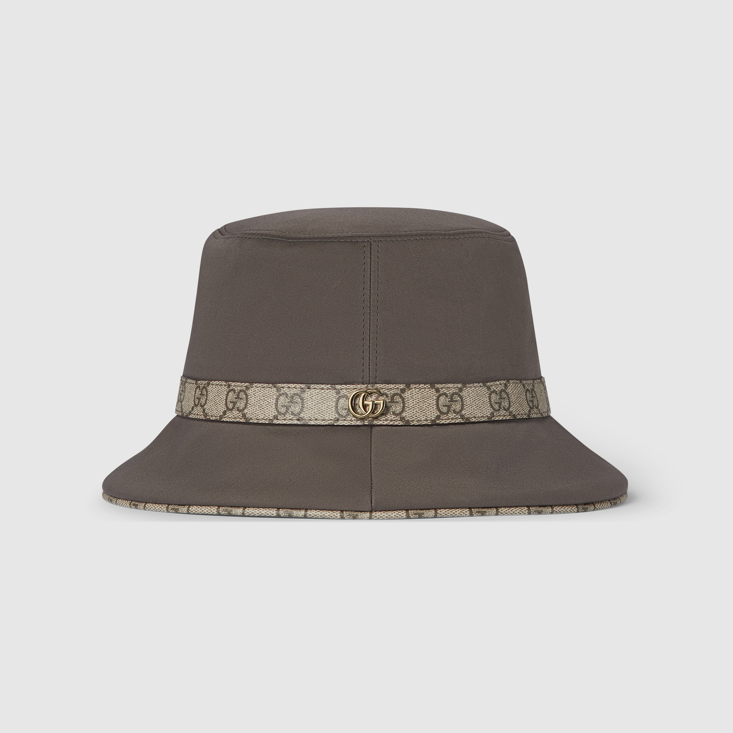 Cotton fedora with Double G - 4